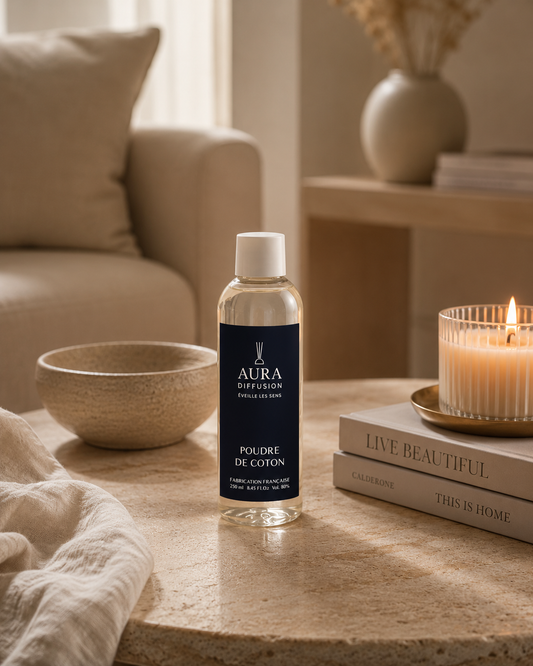 Recharge pour diffuseur d'ambiance Poudre de coton - 250ml