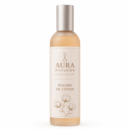 Vaporisateur Poudre de Coton 100ml | AURA DIFFUSION